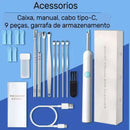 Limpador de ouvido com câmera integrada